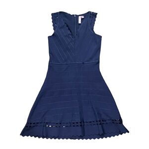Francesca’s beautiful blue bandage dress SZ M NWT